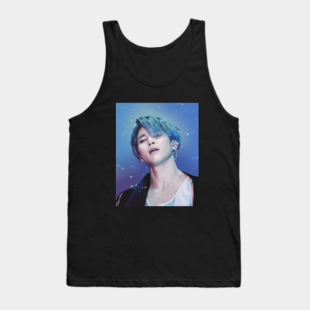 Bts Jiminie painting effect (fan dance) - BTS Army kpop gift BT21 Tank Top by Vane22april